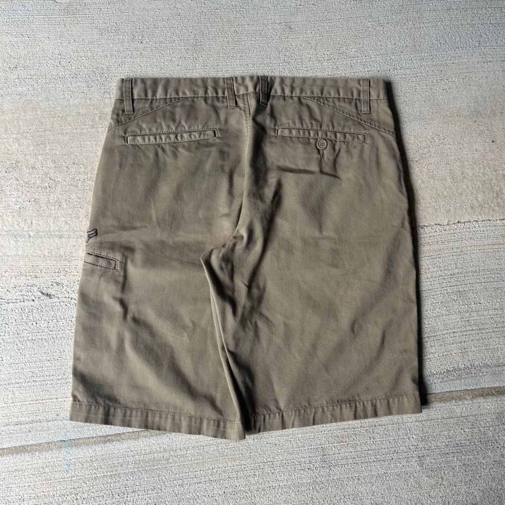 Vintage 2000s Fox Racing Mens khaki Y2K Shorts